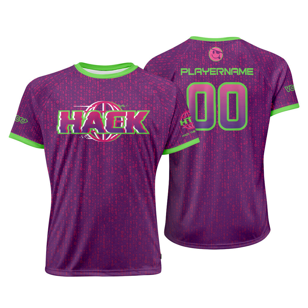 Hack The Planet Raglan Jersey