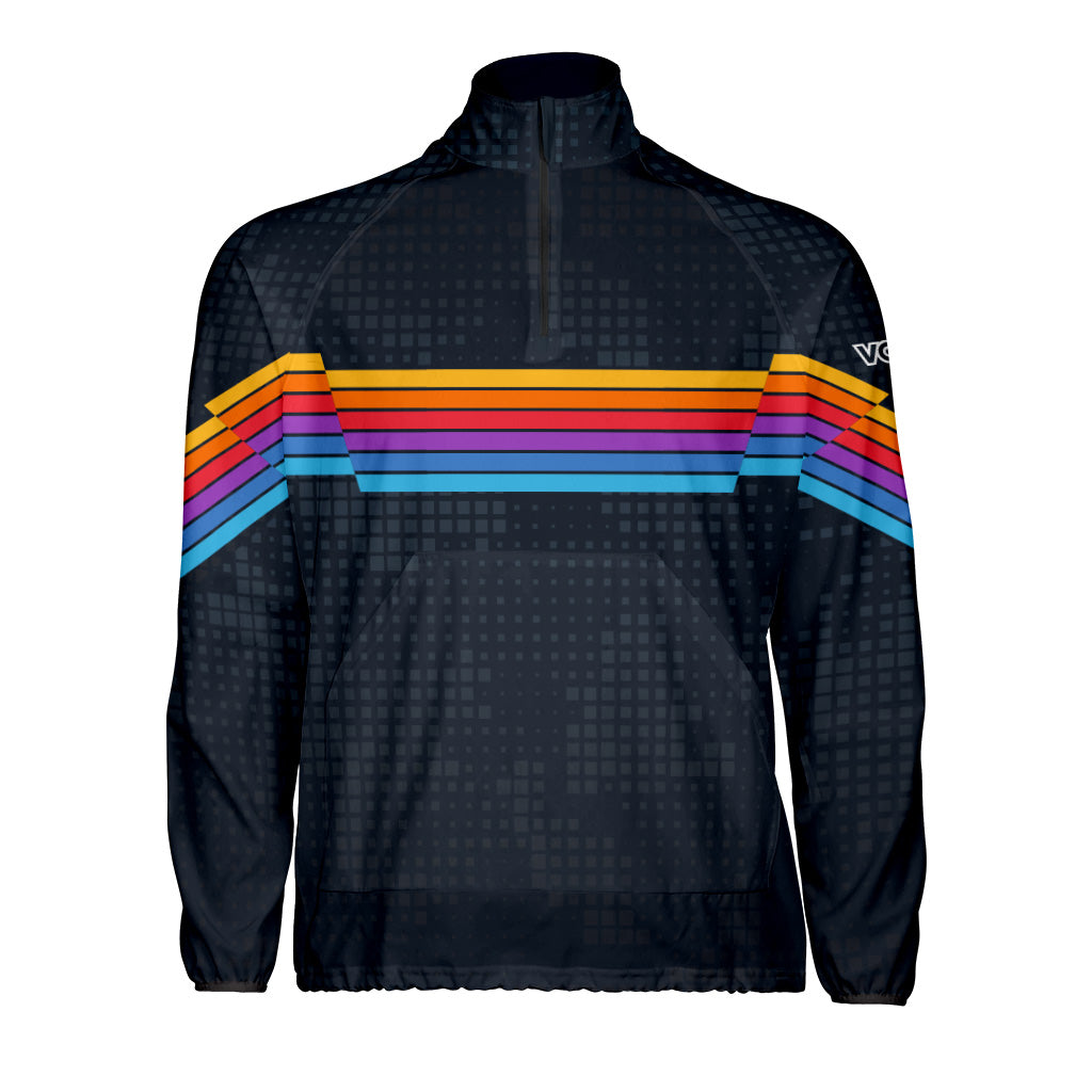 Synth Stripes Windbreaker