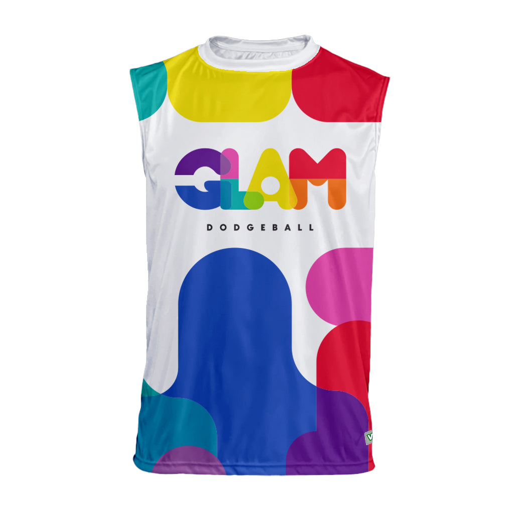 GLAM! Dodgeball Colourful Classic Sleeveless Jersey