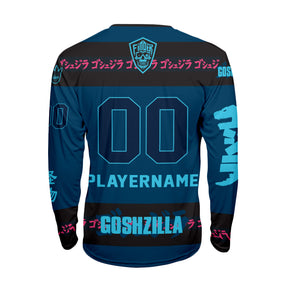 GoshZilla Blue Classic Long Sleeve