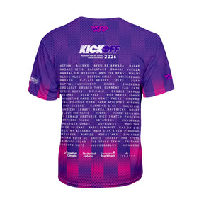 Dodgeball Toronto Kick Off Grid Purple Classic Jersey