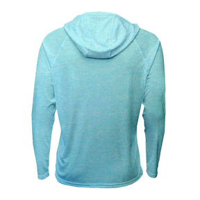 VC Ultimate Frisbee Heather Cyan Performance Athletic Sun Hoodie