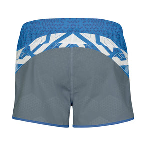 Hex Tech Blue Shorty Shorts