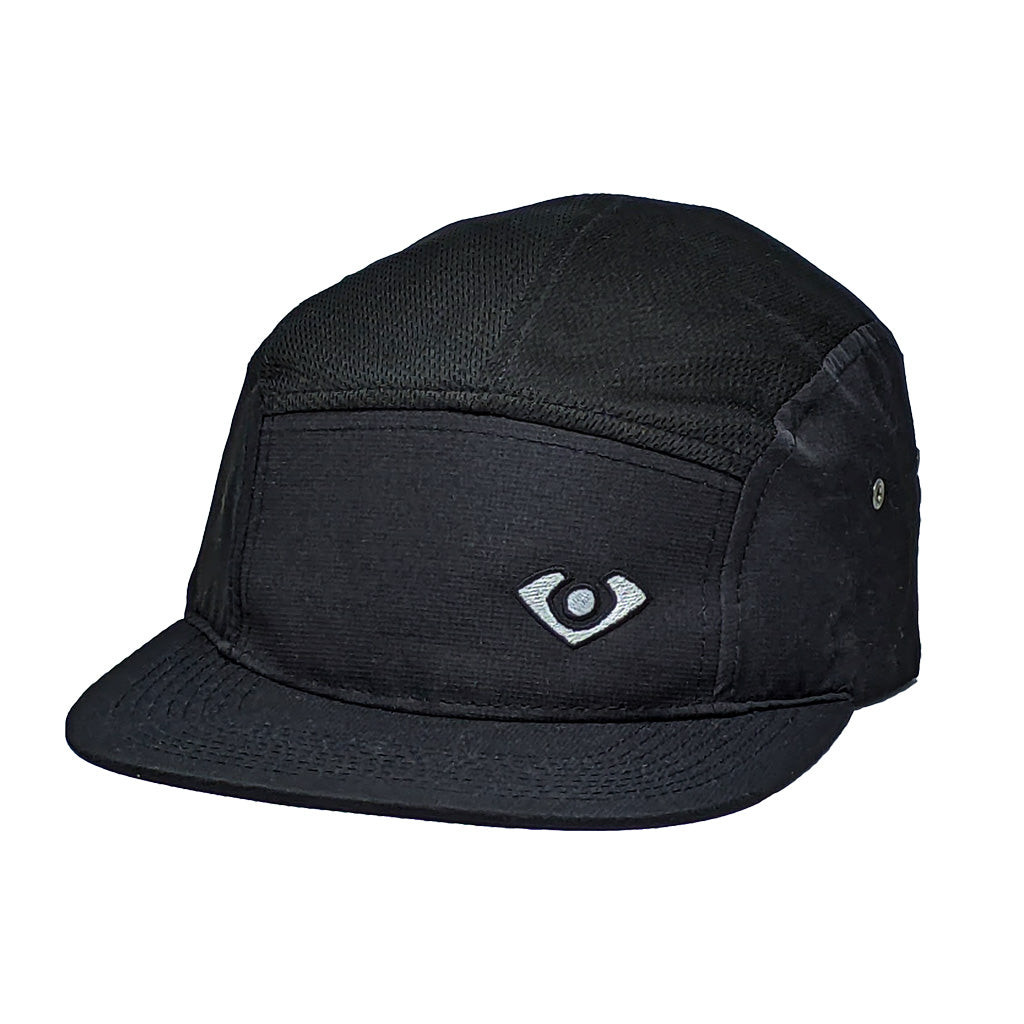 VC Performance Mesh Black Five Panel Hat