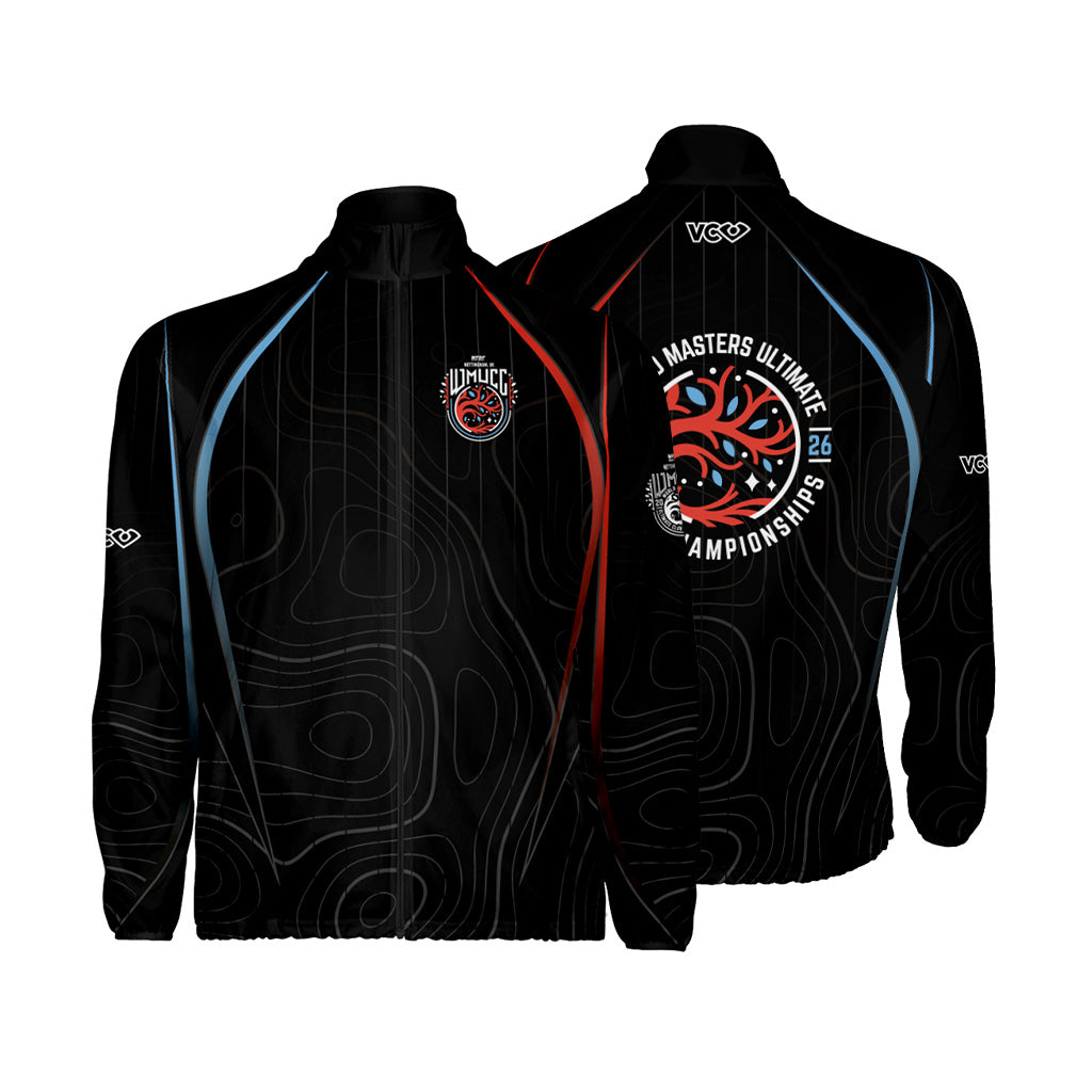 VC Ultimate Frisbee WMUCC 2026 Accented Black Velocity Athletic Full Zip Windbreaker Jacket