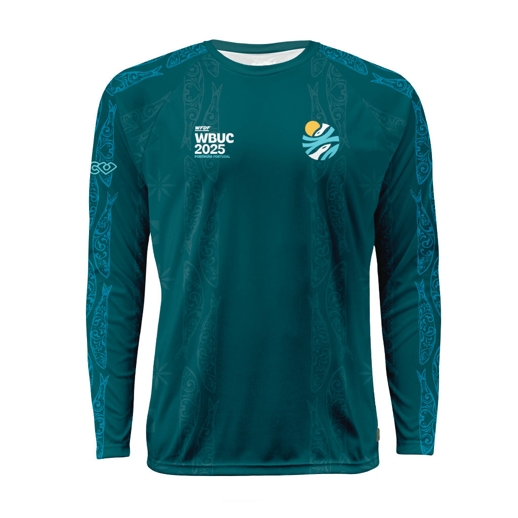 WBUC 2025 Fish Mosaic Dark Raglan Long Sleeve