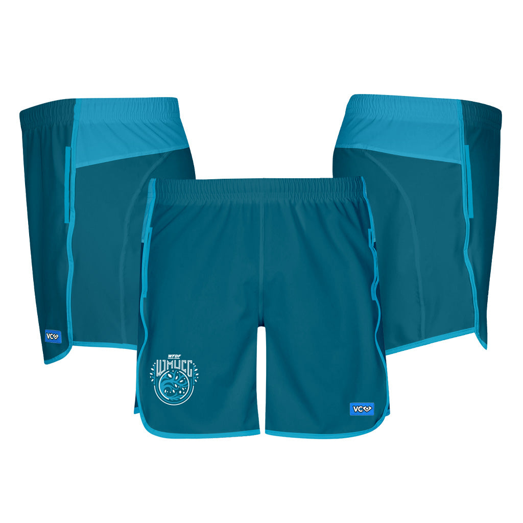 WMUCC 2026 Teal Shorty Shorts With Pockets