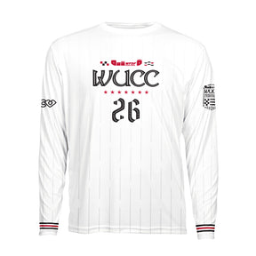 WUCC 2026 Pinstripes White Classic Long Sleeve