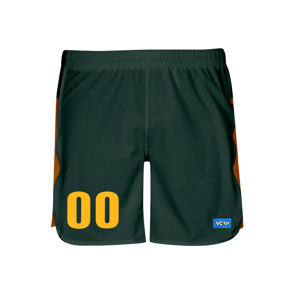 Wicked West Green Shorty Shorts