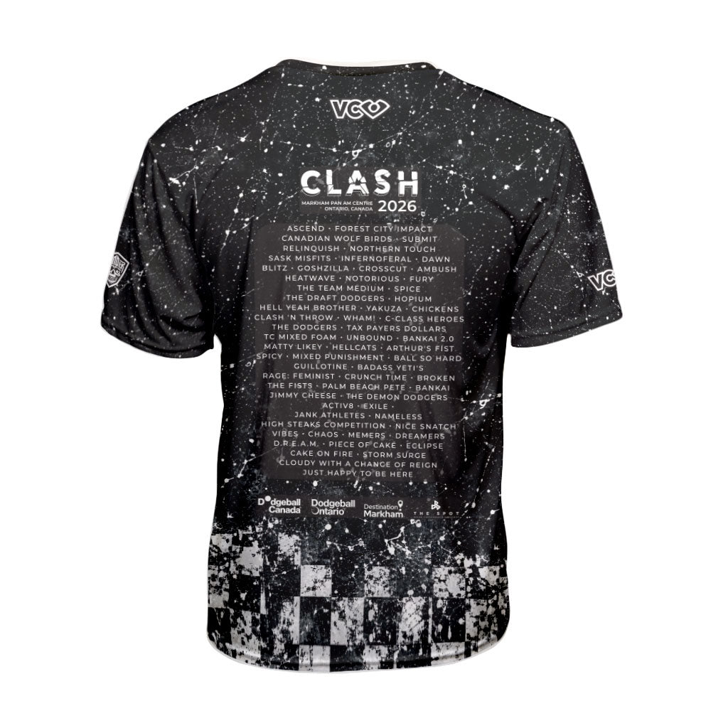 Clash 2026 Black Splatter Classic Jersey