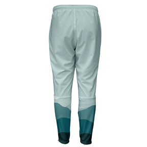 VC Ultimate Frisbee Landscape Dusk Pastel Green Athletic Performance Velocity Track Pants Back