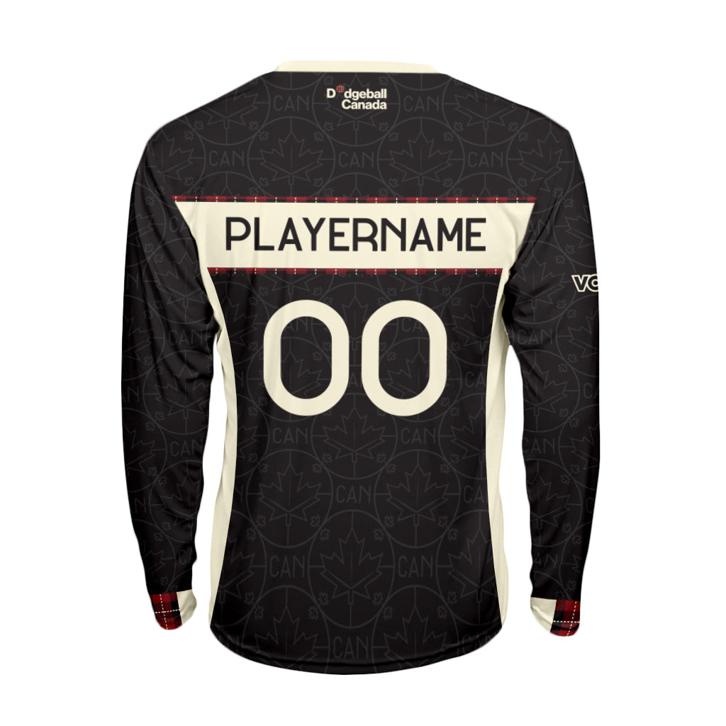 Dodgeball Canada Team Canada Dark Long Sleeve - Women's Foam