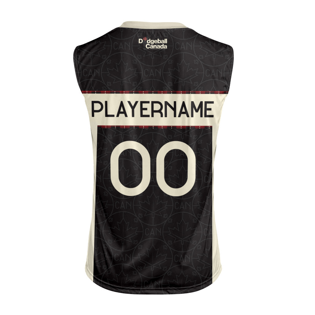 Dodgeball Canada Team Canada Dark Classic Sleeveless Jersey - Women's Foam