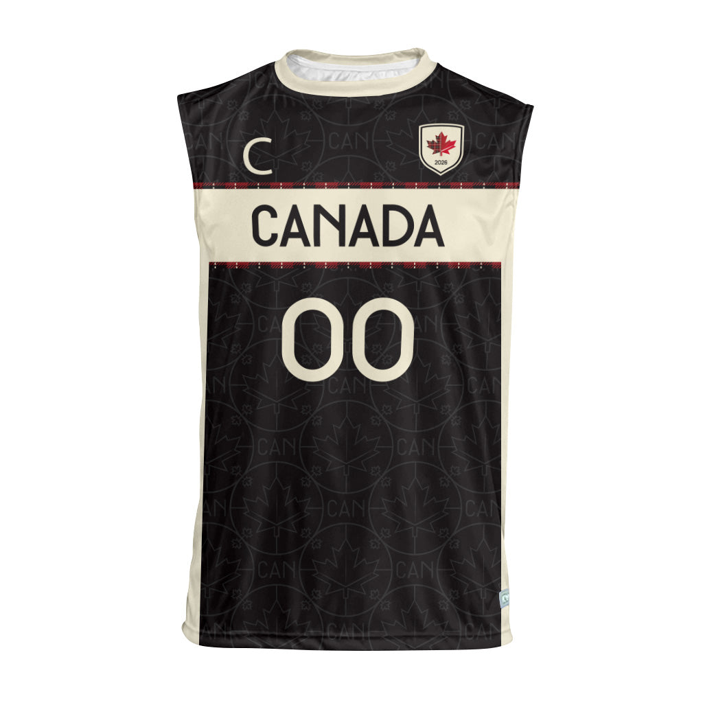 Dodgeball Canada Team Canada Dark Classic Sleeveless Jersey - Women's Foam