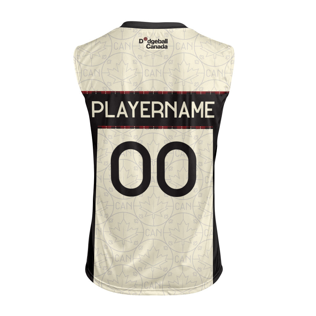Dodgeball Canada Team Canada Light Classic Sleeveless Jersey - Women's Foam