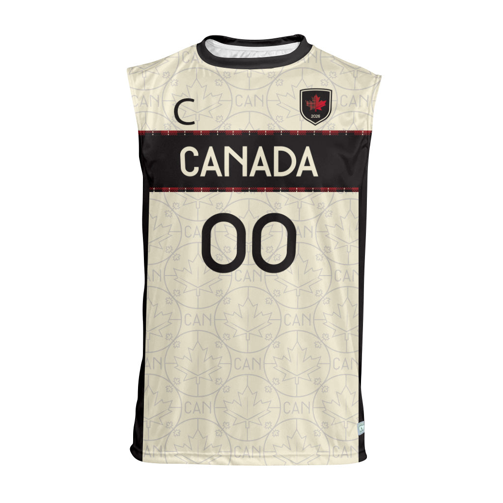 Dodgeball Canada Team Canada Light Classic Sleeveless Jersey - Women's Foam