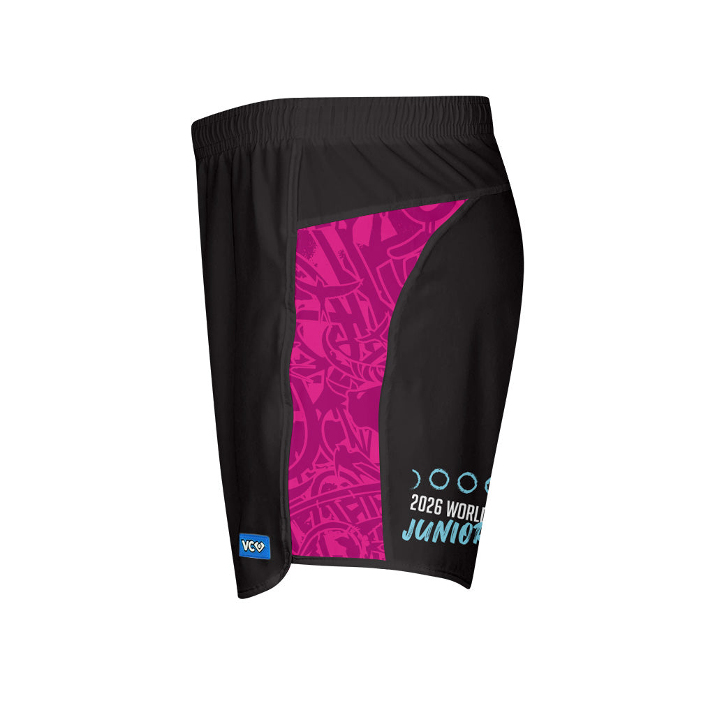 WJUC 2026 Golondrinas Pink Shorty Shorts