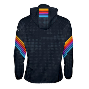 Synth Stripes Windbreaker