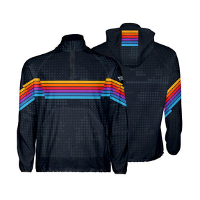 Synth Stripes Windbreaker