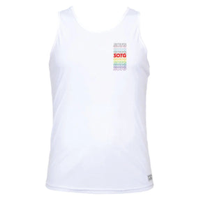 VC Ultimate white tank top with SOTG.